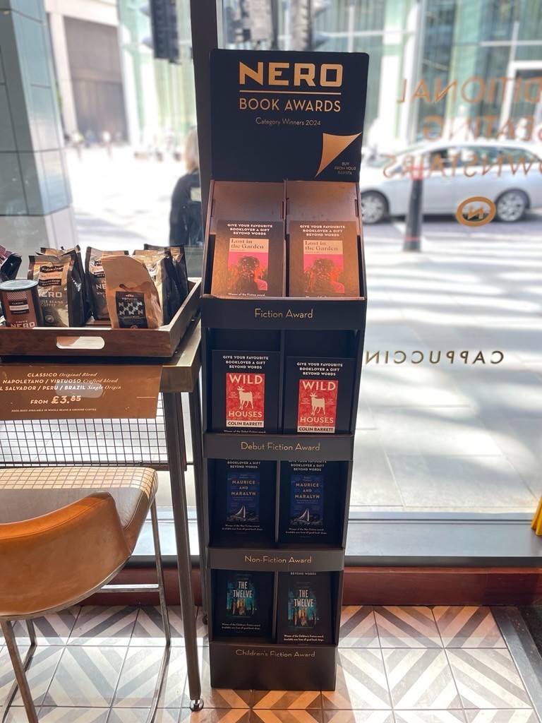 Did you know that you can now buy our 2024 Category Winning books in your local Caffé Nero?

Head to your local store to pick up a great coffee and a great book☕📖