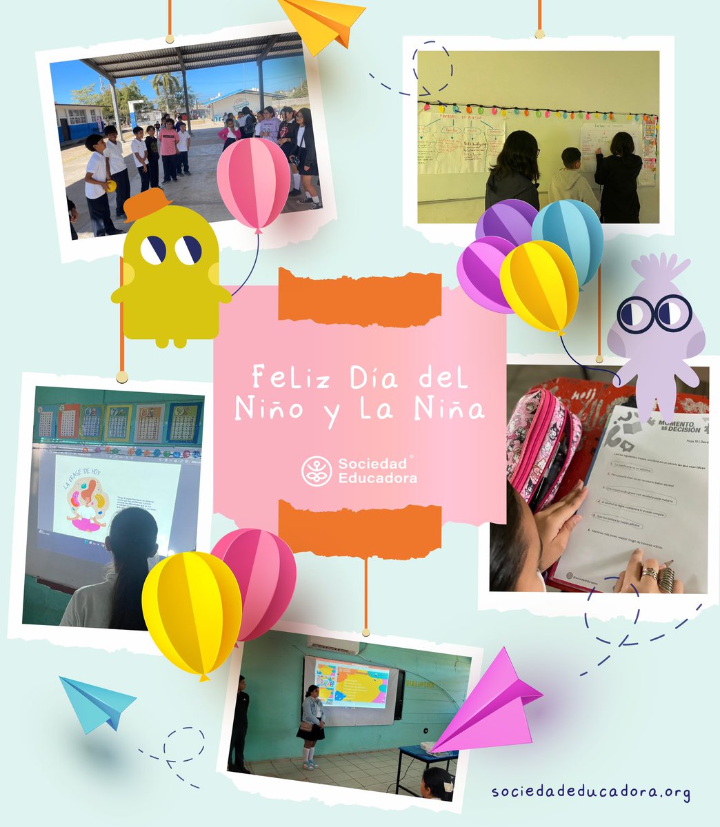 🎉👧👦 Hoy celebramos su risa, su imaginación... y su derecho a crecer protegidos.

Recordemos que cuidarles también es escucharles, guiarles y darles herramientas para un futuro libre de riesgos.  

💛 ¡Por infancias felices, fuertes y seguras!  
#DíaDelNiñoYLaNiña