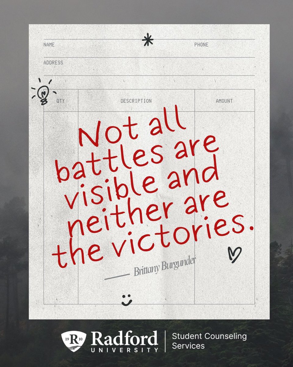 Radford University Student Counseling Services tweet media