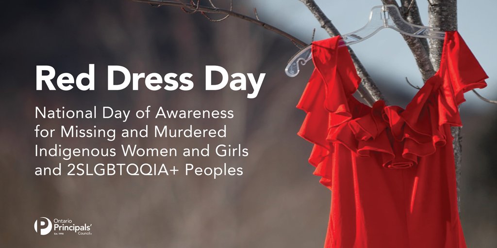 Today we acknowledge Red Dress Day, to honour and remember missing and murdered Indigenous women and girls, and to show solidarity with their families and loved ones. #MMIWG2S