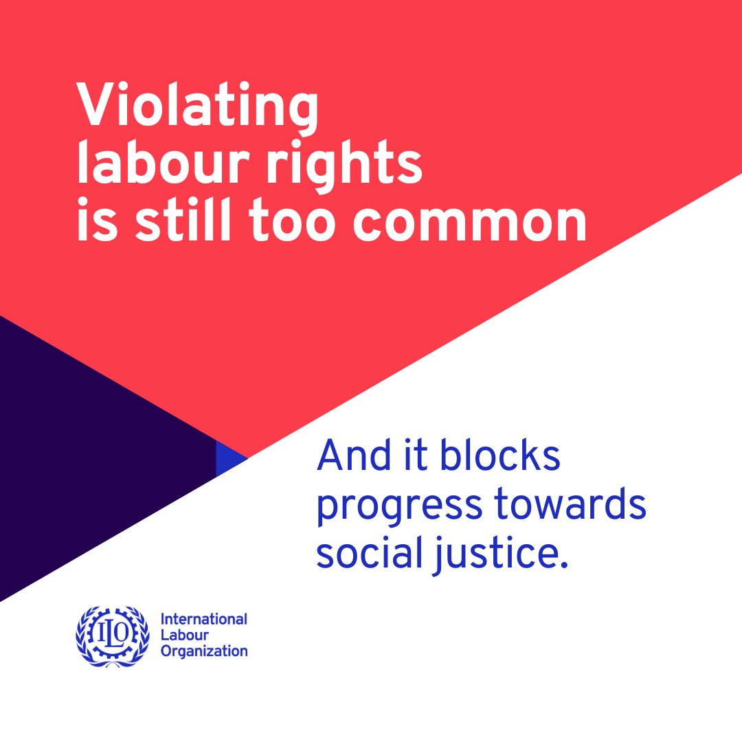 Are workers’ rights really protected?

🤚⛔ Retaliation. Restrictions. Violations still happen — and they block progress toward #SocialJustice.

Ahead of #LabourDay, find out where we stand: ow.ly/nsVN50VKmCB
