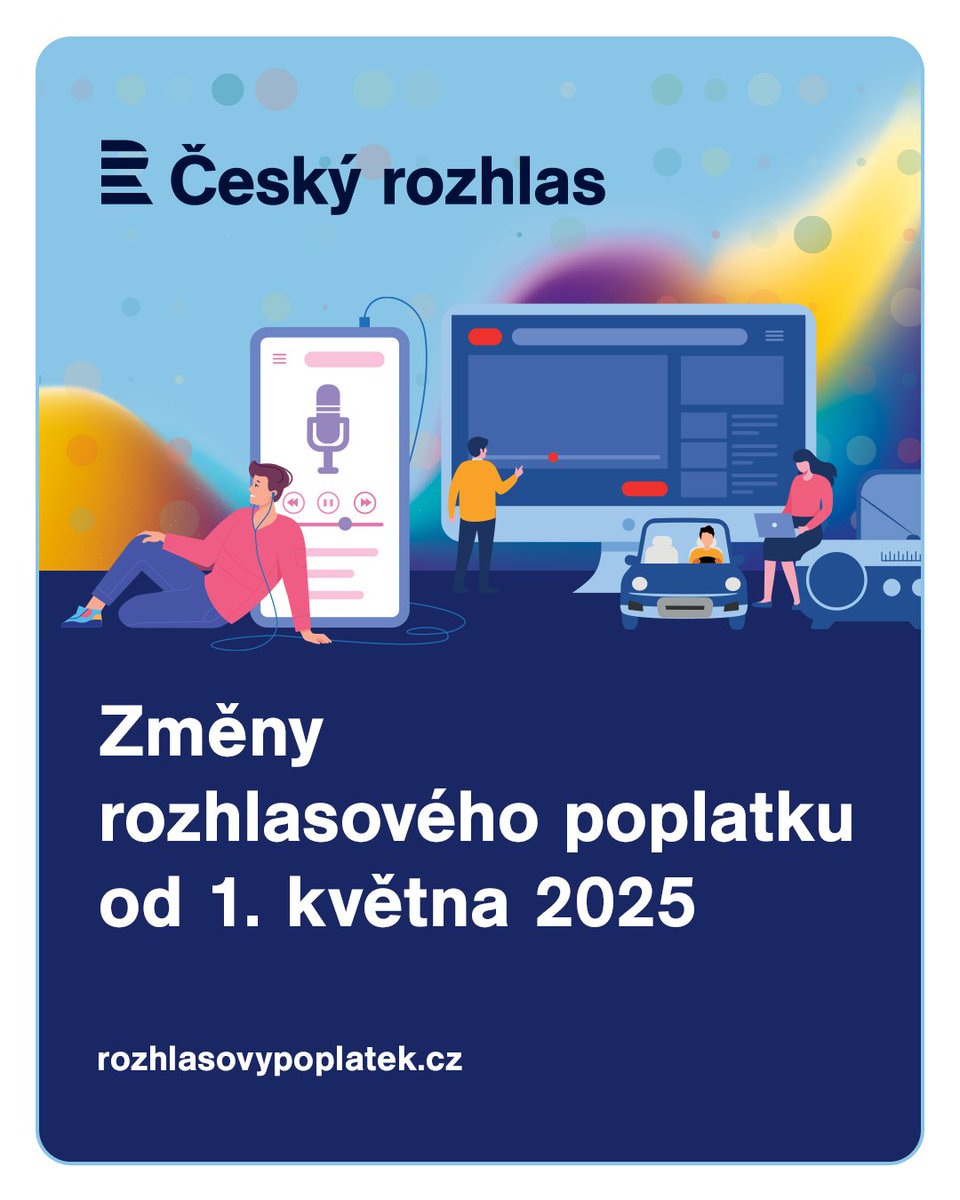 Rozhlasový poplatek se mění! Od května se zvýšil rozhlasový poplatek na 55 Kč měsíčně. Mezi rozhlasové přijímače nově patří i chytrý telefon. Nadále však platí, že za domácnost se stále platí jen jeden rozhlasový poplatek. 🏡

Informujte se na rozhlasovypoplatek.cz