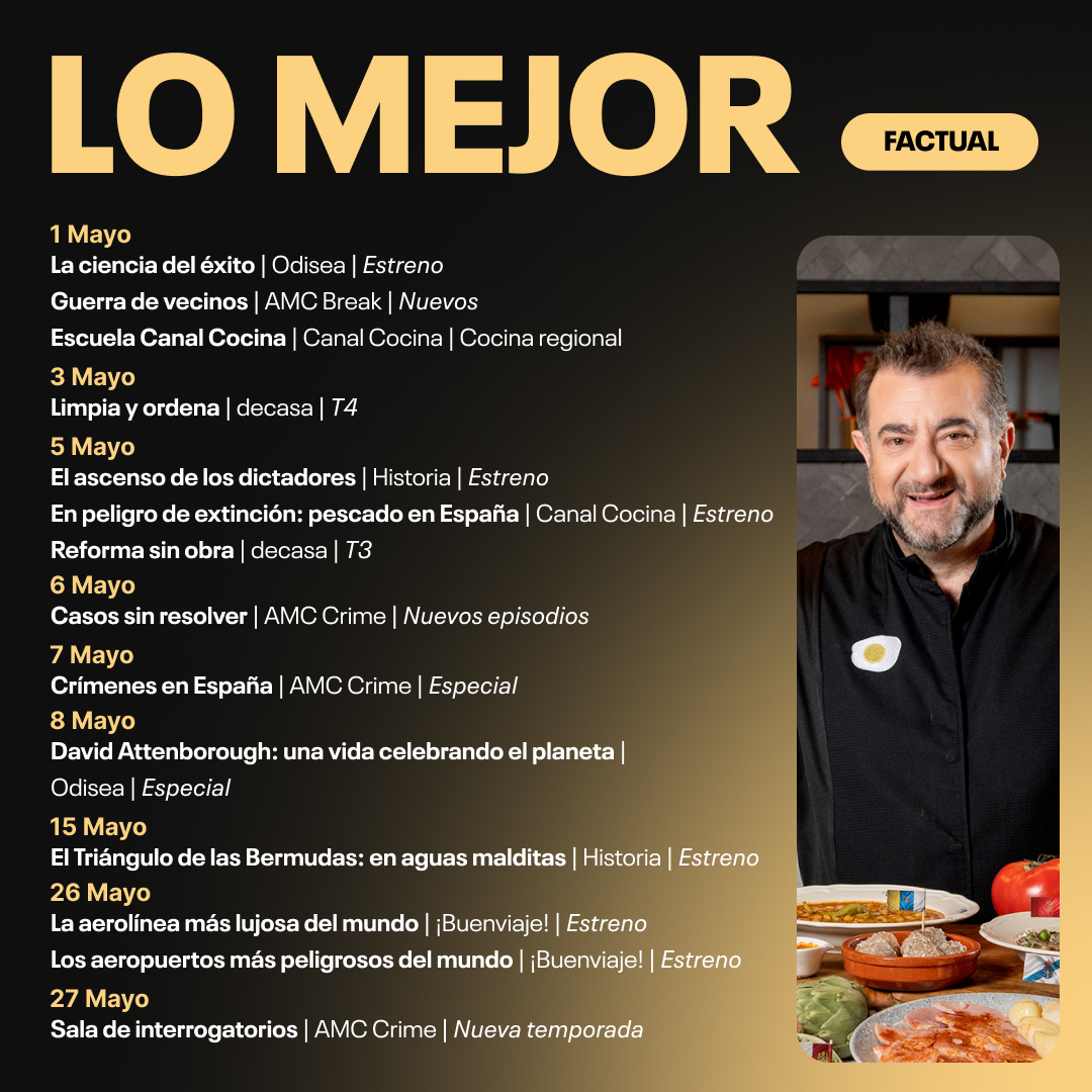 📆 Este mes… dale un apagón al aburrimiento con Tivify Premium! ⚡
🎬 Pelis con samuráis, hombres lobo... y un tal Clint en modo leyenda ⚔️🐺🤠
📺 Series con vampiros, karatekas o detectives donde no falta el misterio 🧛🥋🕵️
🍽️ Programas para inspirarte en la cocina, transformar