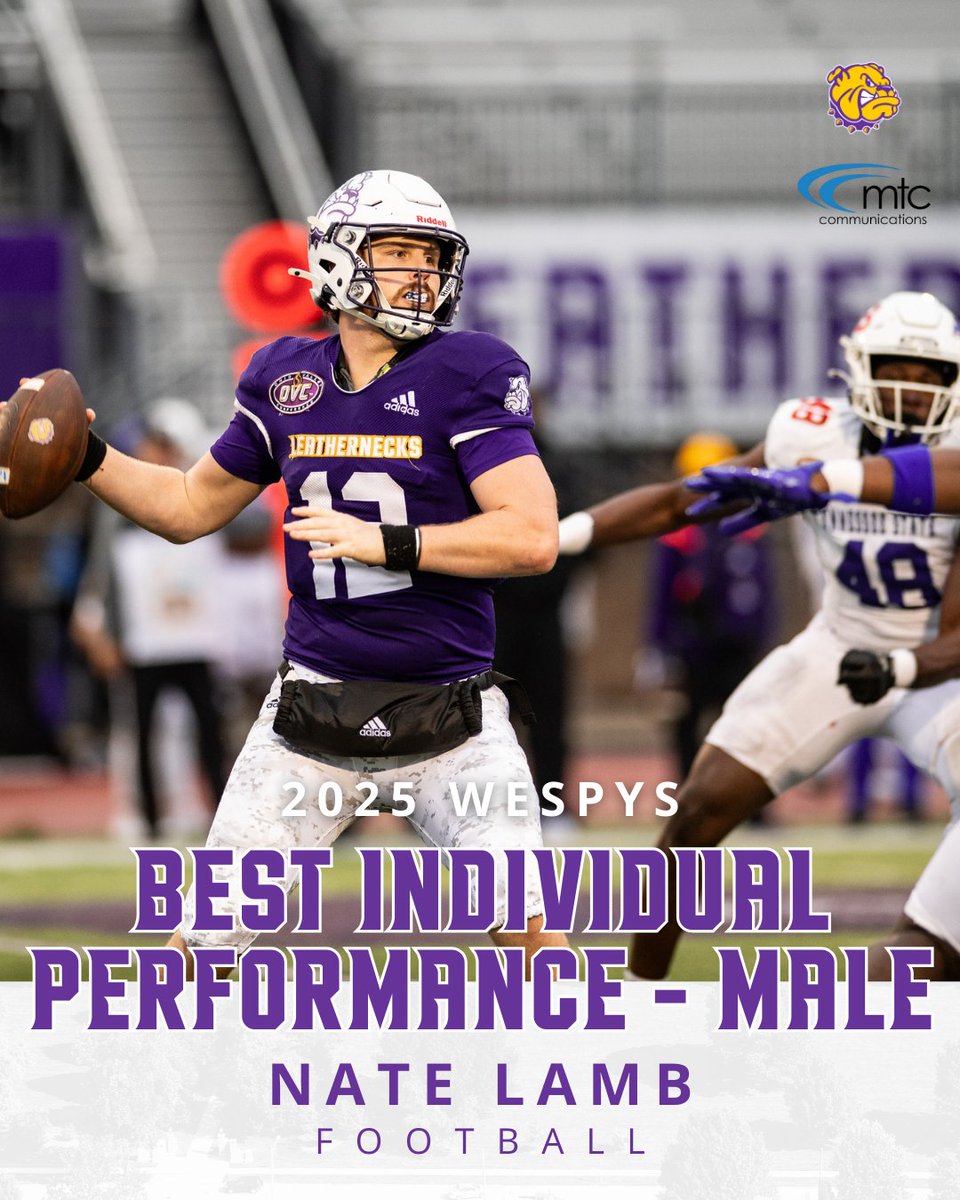 Nate Lamb takes home the 2025 WESPYS Best Male Individual Performance award 🔥

 #GoNecks | #OneGoal | #WESPYS25