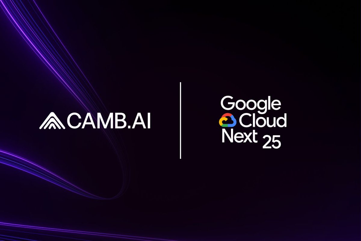 ComcastSport's tweet image. Big news from @useCamb_AI (Comcast SportsTech Class of 2025)! 🚀
Their MARS7 model is part of the @Google Next 25 — and it’s now the only voice model on Vertex AI Model Garden.
Read more: comca.st/42YzU68