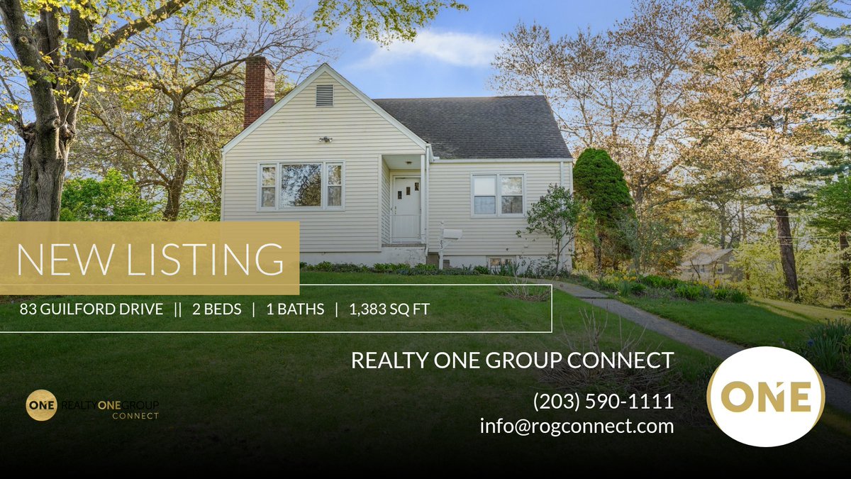 rogconnect's tweet image. 📍 New Listing 📍 Take a look at this fantastic new property that just hit the market located at 83 Guilford Drive in Trumbull. Reach out here or at (203) 395-1547 for more information

Realty ONE Group Connect
A Modern, Lifestyle ... homeforsale.at/83_GUILFORD_DR…