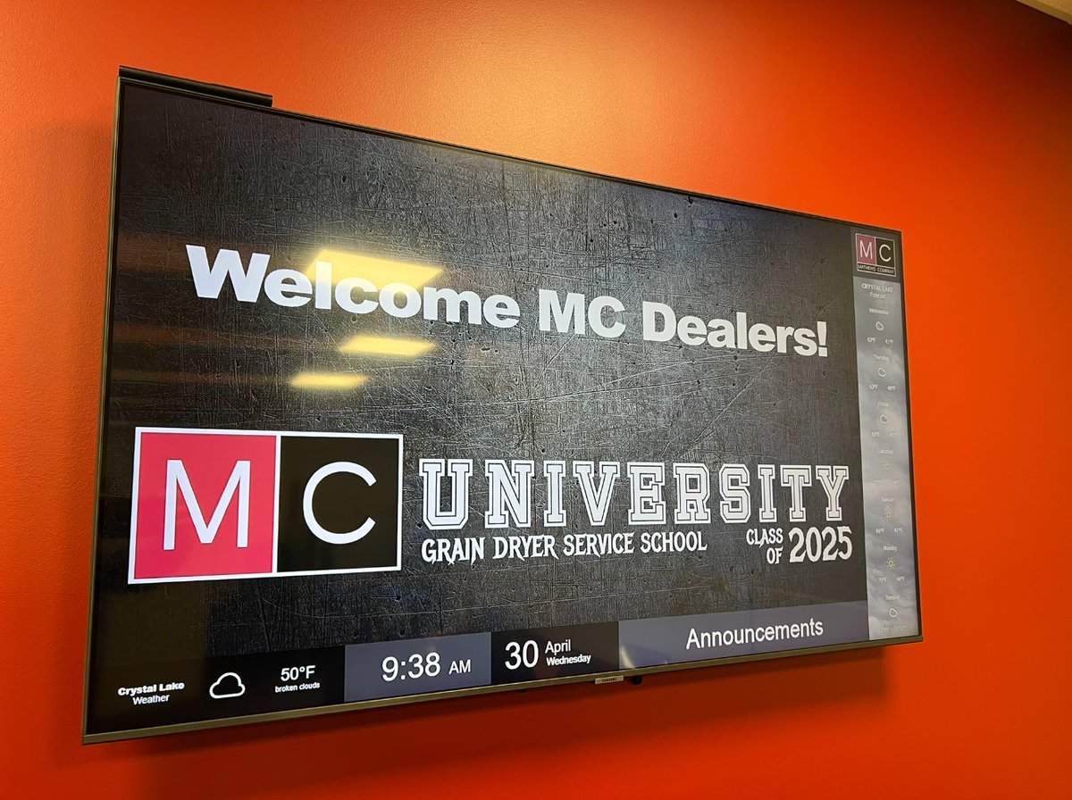 Mathews Company tweet media