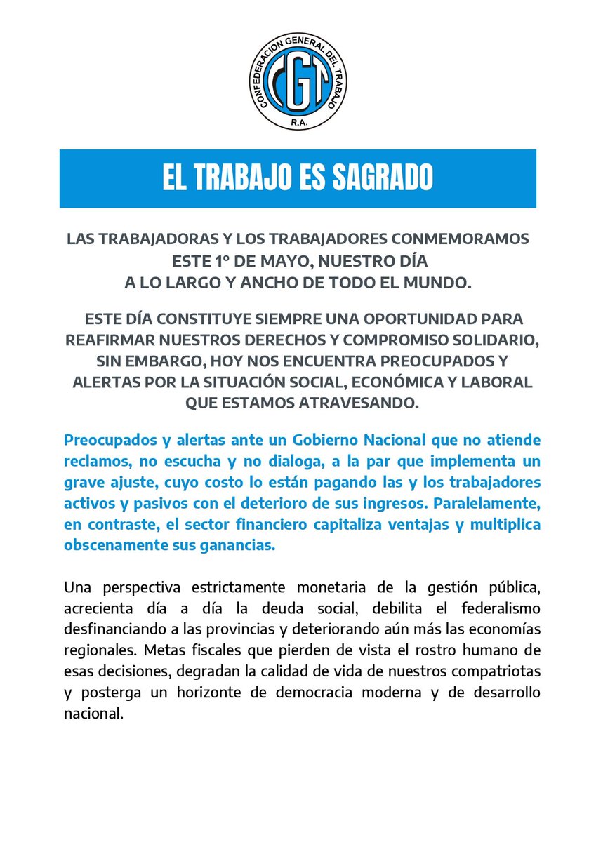 hectordaer's tweet photo. Comparto el documento emitido por CGT #ElTrabajoEsSagrado https://t.co/oGxWgqHU8b