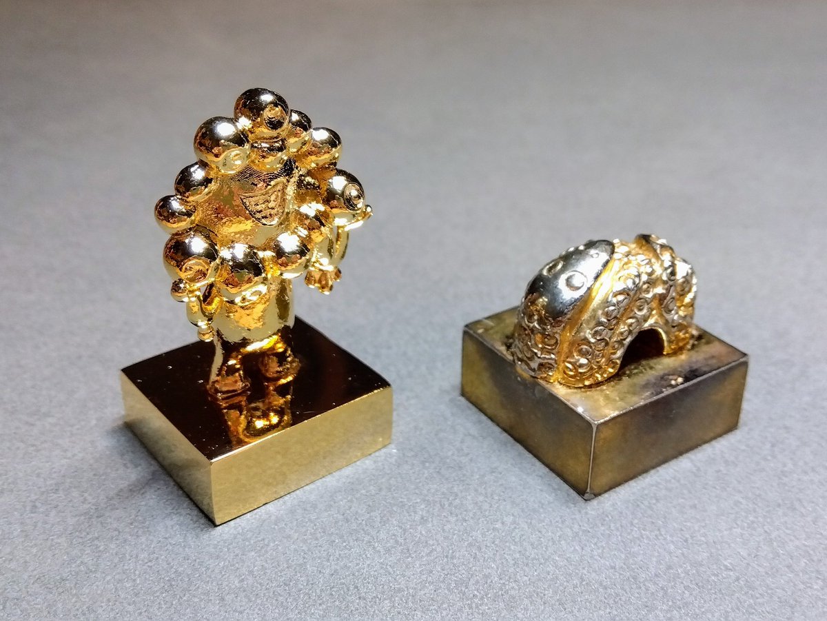 ミャクミャク 金印 日本国宝展 ミャクミャク 金印 ゴールデンスタンプ