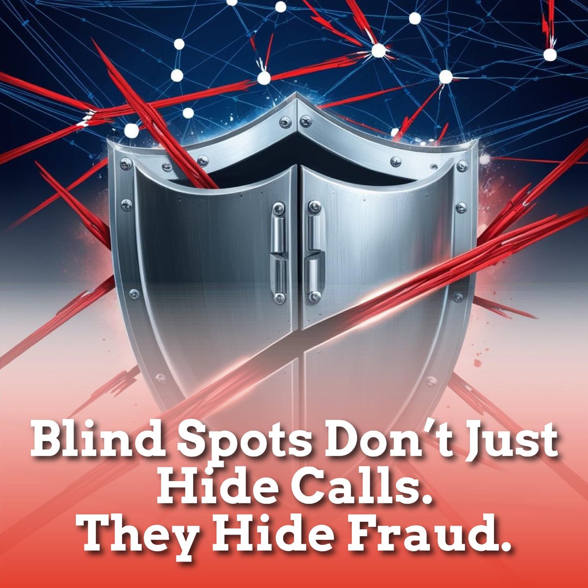 1RouteGroup's tweet photo. If you can't see it, you can't stop it. Blind spots in multi-carrier routing put your network at serious risk—protect your business before hidden threats become costly realities. #1Route #TelecomFraud #AprilSpotlight https://t.co/7eFSLLYk1k