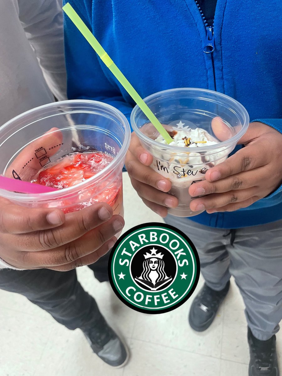 maestra_deanda's tweet photo. To celebrate Día del Niño/a, we transformed our classroom into #StarBOOKS for a literary adventure as we embarked on the enchanting novel “The Miraculous Journey of Edward Tulane.” Students were delighted in sipping Mocha Frappes and Strawberry Lemonades. 🍓🍋🧋🍫🍩 https://t.co/QtsSuulAmk