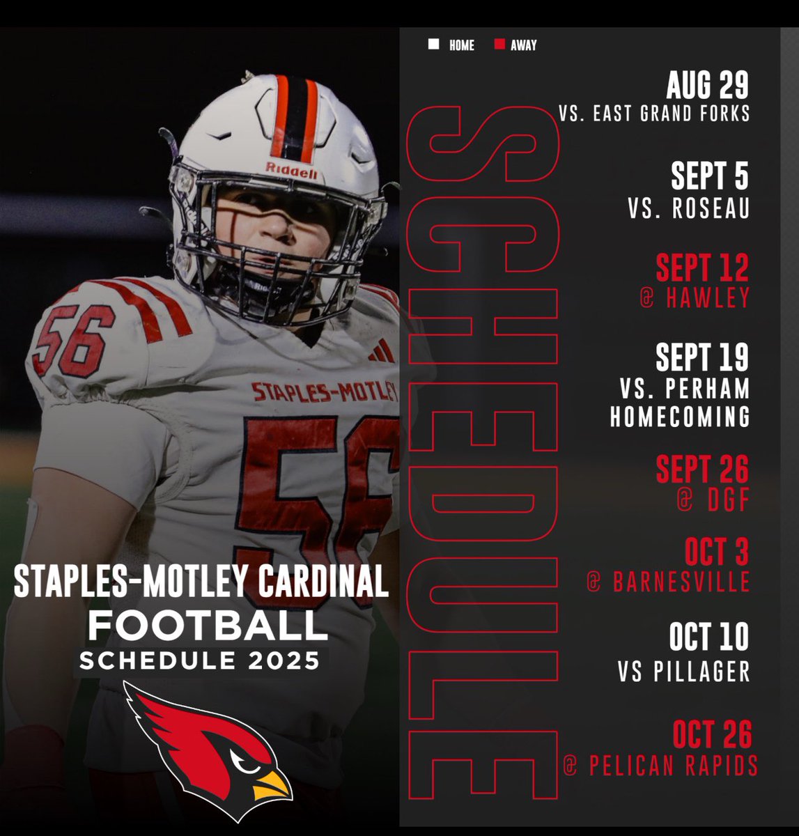 Eli Rutten (@elirutten23) on Twitter photo My 2025 football schedule! Very excited!
<a href="/PrepRedzoneMN/">Prep Redzone Minnesota</a> <a href="/OJW_Scouting/">PrepRedzone Oliver</a> <a href="/LetsPlayFB_MN/">Let's Play Football</a> <a href="/brijerzak/">Brian Jerzak</a> <a href="/MNFBSpotlight/">MNFootballSpotlight</a> <a href="/NWahlScouting/">Nate Wahl</a> My 2025 football schedule! Very excited!
<a href="/PrepRedzoneMN/">Prep Redzone Minnesota</a> <a href="/OJW_Scouting/">PrepRedzone Oliver</a> <a href="/LetsPlayFB_MN/">Let's Play Football</a> <a href="/brijerzak/">Brian Jerzak</a> <a href="/MNFBSpotlight/">MNFootballSpotlight</a> <a href="/NWahlScouting/">Nate Wahl</a>