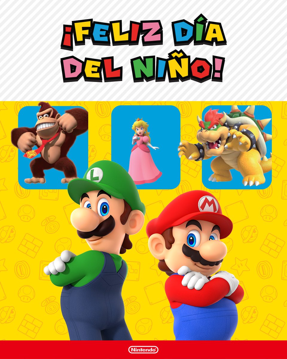 NintendoLatam's tweet photo. ¡Feliz día del niño a todos los pequeños en México! https://t.co/BkjKbF8917