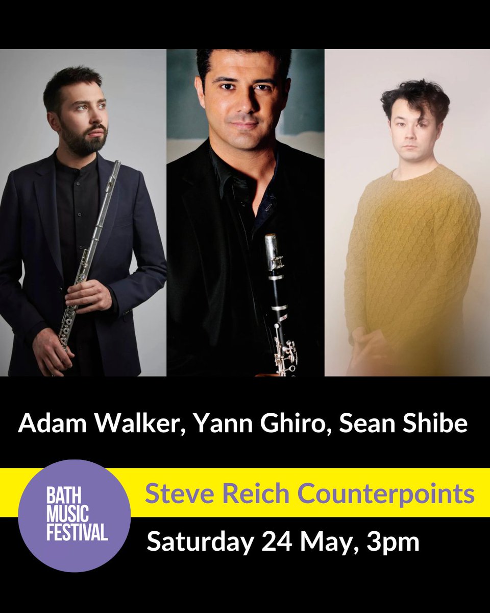 ‘It’s filled with a plethora of sounds, the beats of African drumming, jazz and the thrum of the sounds of New York City.’ -Sean Shibe on Electric Counterpart

You can see Sean live at #BathMusicFest, Sat 24 May, 3pm at St Mary’s, Bathwick. 

Tickets:  bathfestivals.org.uk/the-bath-festi…