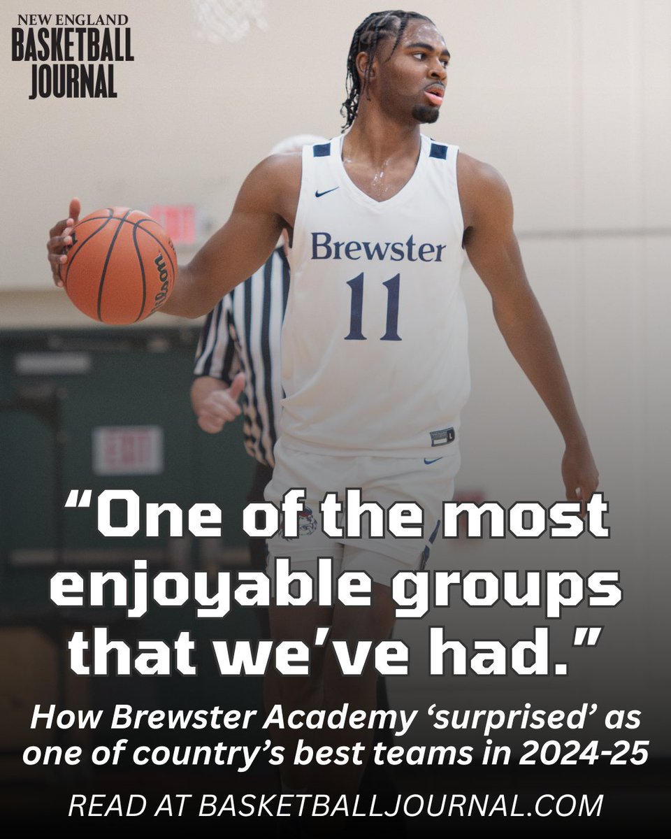 New England Basketball Journal (@nehoopjournal) on Twitter photo Brewster Academy — despite losing star Dwayne Aristode for the season — emerged as one of the best teams in the country this winter.
“This was arguably one of the most enjoyable groups that we’ve had,” longtime coach Jason Smith said.
From <a href="/steve_hewitt/">Steve Hewitt</a>: basketballjournal.com/2025/04/30/how… Brewster Academy — despite losing star Dwayne Aristode for the season — emerged as one of the best teams in the country this winter.
“This was arguably one of the most enjoyable groups that we’ve had,” longtime coach Jason Smith said.
From <a href="/steve_hewitt/">Steve Hewitt</a>: basketballjournal.com/2025/04/30/how…