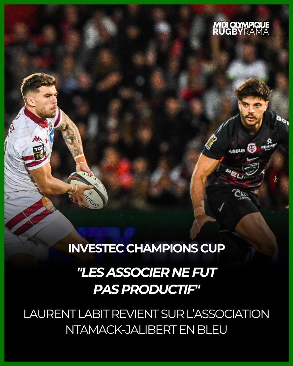 Pour avoir longtemps entraîné l’attaque tricolore, Laurent Labit connaît parfaitement Matthieu Jalibert et Romain Ntamack. Il a décrypté leur duel à venir et se remémore l’époque où les deux prodiges avaient été associés en équipe de France.

L'article > rb.gy/ibsked