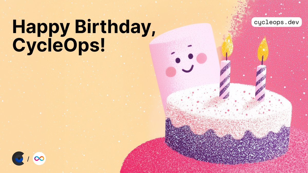CycleOps (@cycleops) on Twitter photo CycleOps turns 2 today! ๐
That's 730 straight days of zero service downtime โ keeping canisters running and topped up with cycles since day one.
A huge thanks ๐ to our 100+ users and developer community ๐จโ๐ป
from <a href="/dfinity/">DFINITY Foundation</a>, <a href="/gldrwa/">GOLDAO previous</a>, <a href="/DecideAI_/">DecideAI</a>, <a href="/KongSwapX/">KongSwap ๐ฆ</a>, <a href="/NFIDWallet/">NFID Wallet</a>, and CycleOps turns 2 today! ๐
That's 730 straight days of zero service downtime โ keeping canisters running and topped up with cycles since day one.
A huge thanks ๐ to our 100+ users and developer community ๐จโ๐ป
from <a href="/dfinity/">DFINITY Foundation</a>, <a href="/gldrwa/">GOLDAO previous</a>, <a href="/DecideAI_/">DecideAI</a>, <a href="/KongSwapX/">KongSwap ๐ฆ</a>, <a href="/NFIDWallet/">NFID Wallet</a>, and