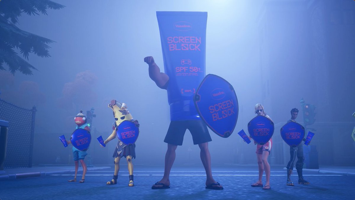The most dangerous enemy, just met its match! 💪

<a href="/Unilever/">Unilever</a> is taking on the unknown enemy that is long-term exposure to blue light - with Vaseline Screen Block.

To celebrate the launch, in partnership with <a href="/Ogilvy/">Ogilvy</a>, we integrated the product into UGC Creator games on <a href="/Fortnite/">Fortnite</a> -