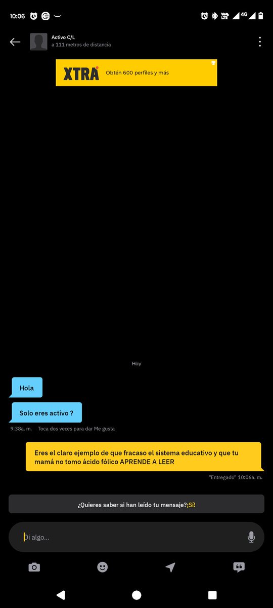 nckivan2's tweet photo. Haber hijos de mi último amor de grindr que su mamá los haya tirado de chiquitos o no tomo ácido fólico, y sean el más grande ejemplo del FRACASO DEL SISTEMA EDUCATIVO NACIONAL y no sepan LEER  NO QUIERE DECIR QUE POR OBRA DEL GATISIMO ME VA A CAMBIAR EL ROL ,que pinche gato https://t.co/WjCKeSPUSc