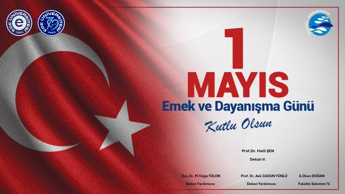 1 Mayıs  Emek ve Dayanışma günü kutlu olsun.