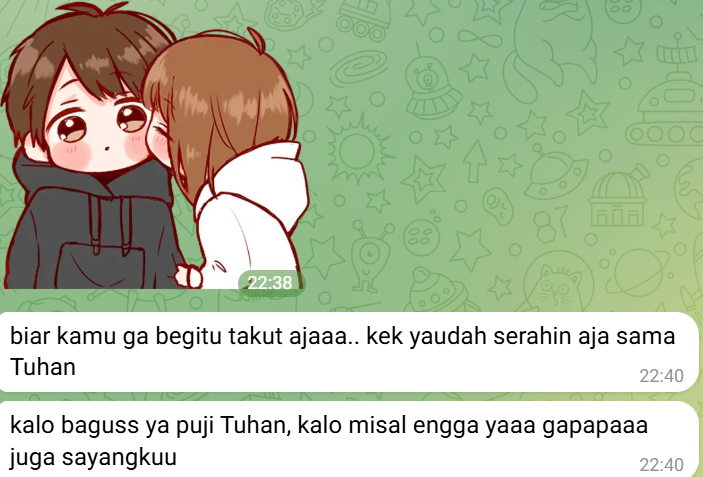 Thank you is not enough to express how much I appreciate your presence in my life.
I love you, so much