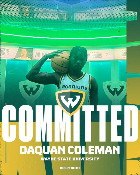 Burton Bendle grad Daquan Coleman (Salem-WV) is transferring to Wayne State.

basketball.thedzone.com/players/dequan…