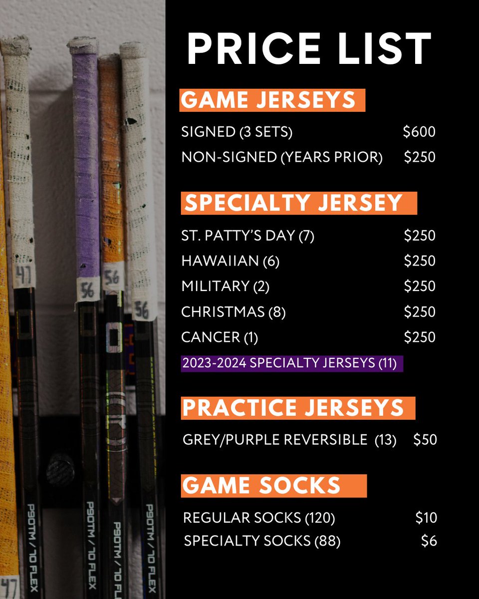YtownPhantoms's tweet photo. Our Phantoms Postseason Equipment Sale is this Friday, 05/02, from 4-6 pm in the Double Tree Community Room. 

Items are available on a first-come, first-served basis, and all sales are final — no returns or exchanges. https://t.co/Yih3ISPBjD