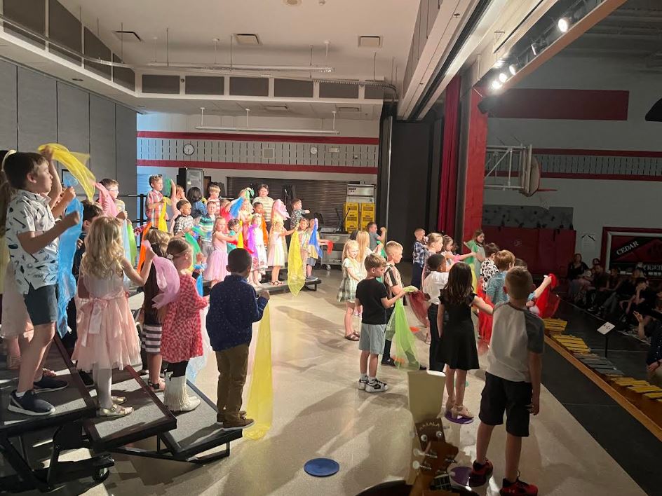 Our 1st &amp; 2nd graders did an amazing job at their concert last Tuesday! After all their hard work and practice, it was great to see them show it all off. Thank you all for attending and supporting our musicians!
And thank you Mrs. Ahrens for the picture!
