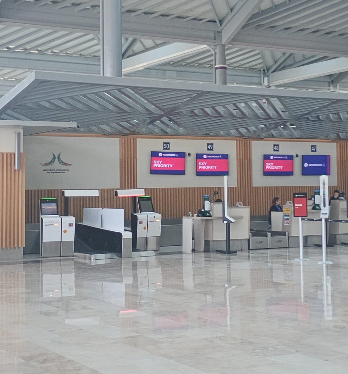 ¡Buenos días! Estoy en el #AIFA, voy a Oaxaca para dar unas asesorías en publicidad y puedo afirmar que esta central de “aviones” está vacía. 

Ni los fans del Obradorato la usan, un elefante blanco más, símbolo de la corrupción de la 4T.