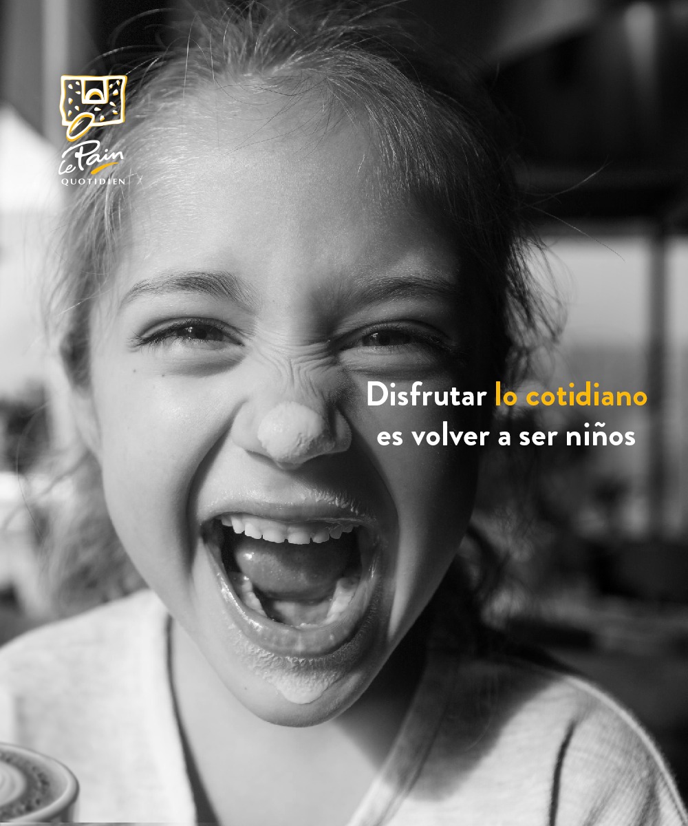 LPQMX's tweet image. Los niños nos enseñan que la vida está hecha de momentos simples:
Reír por nada, saborear un pan recién horneado, compartir un jugo de frutas...
Hoy y siempre, celebremos esa forma de vivir. 🥳🍓💛

#LePainQuotidien #DisfrutaLoCotidianoDeLaVida