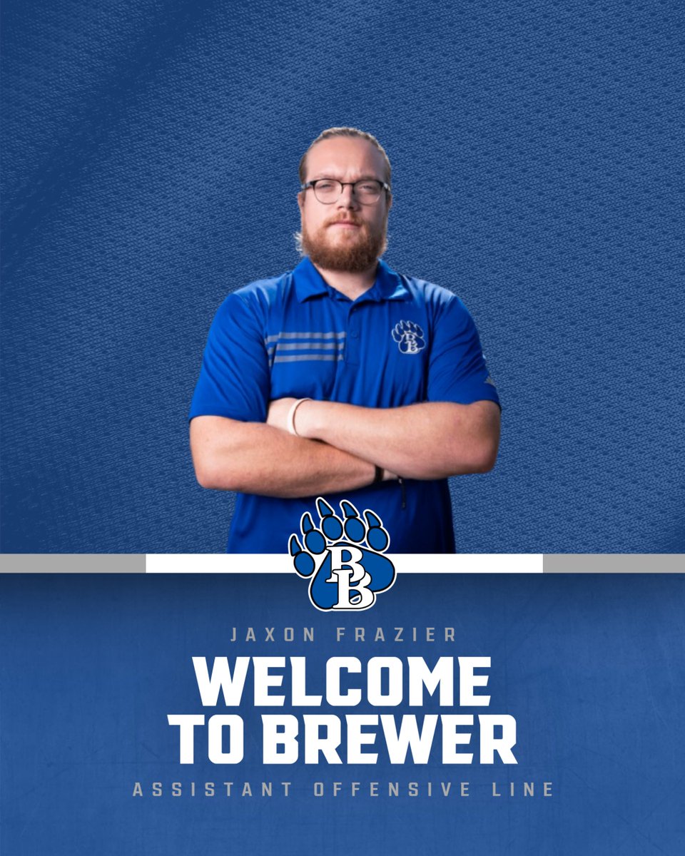 BrewerAthletics's tweet photo. We're excited to announce 3 more amazing additions to the @BrewerHSFB coaching staff! Please join us in welcoming our newest coaches to the @BrewerAthletics family! https://t.co/SFr7mNA9NU