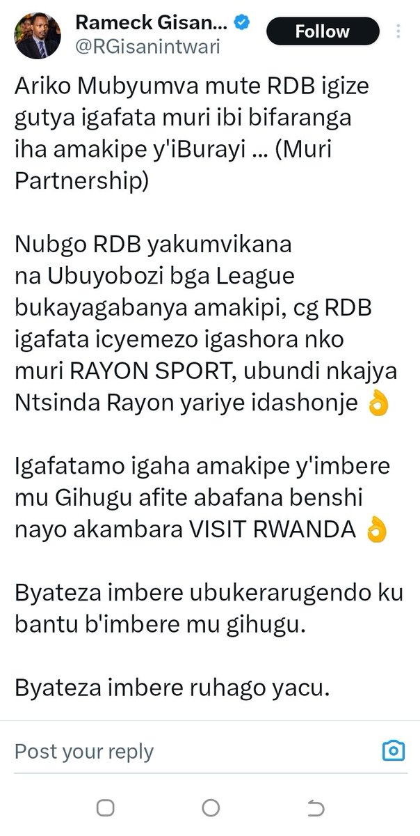 IMITAMENWA200PK's tweet image. Ubundi mukurahe imbaraga zo kwandika nonsenses nkizi?

Ubu urifashe wumva ko #RDB abayigize batazi ibitubyarira inyugu?

Twigize abahanga turakabya wa😁

Mu Rwanda niho honyine uzasanga umuntu économie azi ari iyumushahara we wonyine ariko agashaka kuyobora bank y&apos;igihugu😁