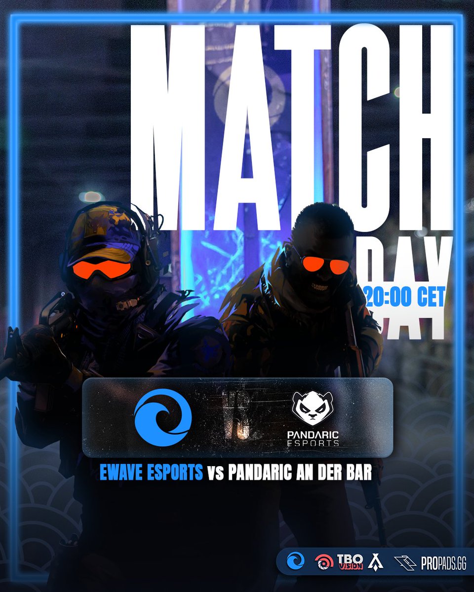 Unser <a href="/CounterStrike/">CS2</a> Academy-Team geht in ihr letztes Match!

<a href="/dachcs/">DACH CS Masters</a> Season 3 | Division 4
🆚 <a href="/PandaricEsports/">Pandaric</a> an der Bar
⏰ 20:00 CEST

Auf geht's, Männer! Schnappt sie euch!💪

#PERFECTWAVE🌊