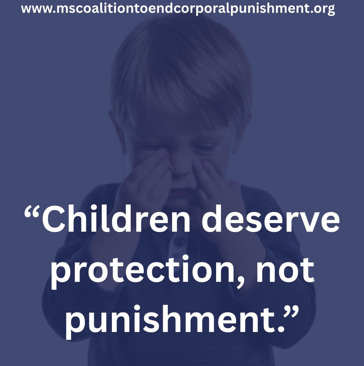 Corporal punishment is still legal in 17 U.S. states. On April 30, we say: Enough.
Join us for the International Day of Action to End Corporal Punishment.
RSVP now—your voice matters. <a href="/NJFC4Community/">NJFC</a> 
mscoalitiontoendcorporalpunishment.org/events