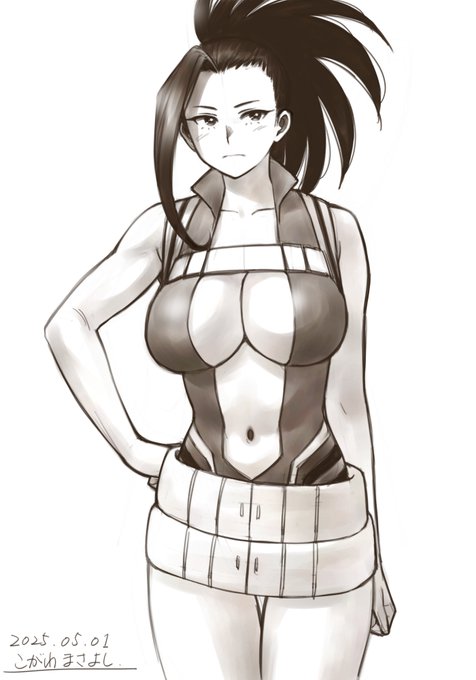 習作50("僕のヒーローアカデミア"より八百万百さん 