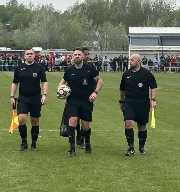 Rotherham Referees Association (@rotherhamrefs22) on Twitter photo Congratulations to Matt Rose, Ryan Dawson and Allan Hocking on their appointment to the <a href="/NCEL/">Macron NCEL</a> Division 1 Play Off Final between Wombwell Town and Dearne and District.
#rotherhamra Congratulations to Matt Rose, Ryan Dawson and Allan Hocking on their appointment to the <a href="/NCEL/">Macron NCEL</a> Division 1 Play Off Final between Wombwell Town and Dearne and District.
#rotherhamra