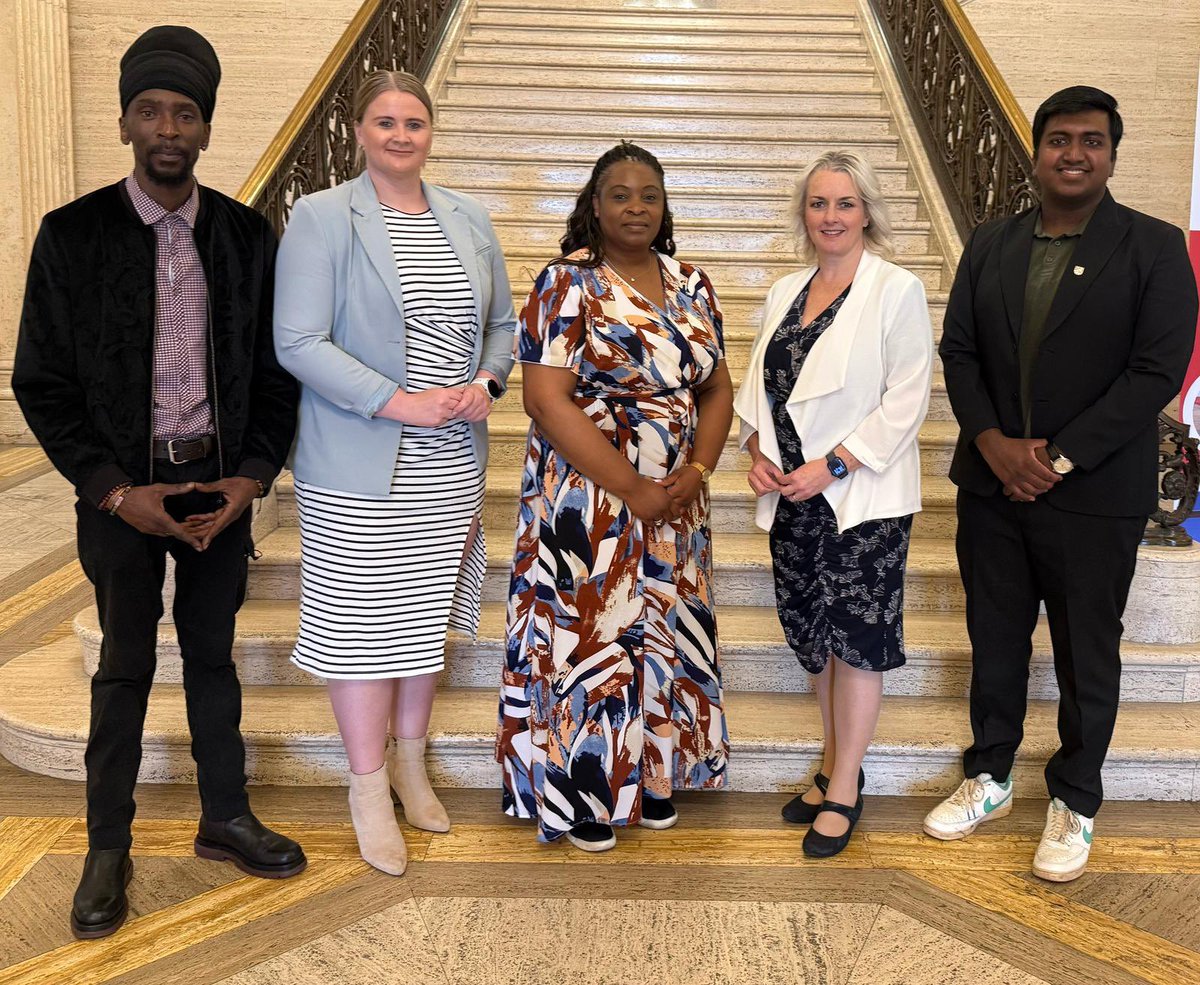 The Executive Office (@execofficeni) on Twitter photo Junior Ministers Pam Cameron and Aisling Reilly met with Lori Gatsi-Barnett from the <a href="/JoinHerNetwork/">JoinHer NetworkĀ®</a> and representatives of <a href="/DiverseNi/">Diverse Youth NI</a> and <a href="/InfoAcsoni/">ACSONI</a>.
Ā
During the meeting, the Ministers discussed issues affecting minority ethnic communities, identifying avenues for support and Junior Ministers Pam Cameron and Aisling Reilly met with Lori Gatsi-Barnett from the <a href="/JoinHerNetwork/">JoinHer NetworkĀ®</a> and representatives of <a href="/DiverseNi/">Diverse Youth NI</a> and <a href="/InfoAcsoni/">ACSONI</a>.
Ā
During the meeting, the Ministers discussed issues affecting minority ethnic communities, identifying avenues for support and