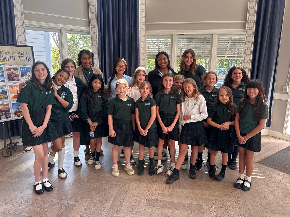 HolySpiritPrep's tweet photo. Our HSP Girls Club made another special visit to Legacy Ridge nursing home recently! They shared stories, played games, sang songs, and spent quality time with the residents—forming new bonds and deepening familiar ones. Each visit to the nursing home has brought joy, lasting memories, and beautiful friendships. We’re so grateful for the opportunity to get to know this community. 💛

#holyspiritprep