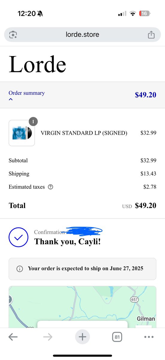 bitchsnack's tweet photo. @popvinylsigned I cannot believe I’m about to have a signed lorde LP omg thank u https://t.co/crSy5dIPDe
