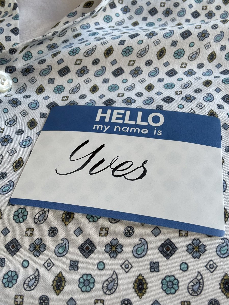 Gewonnen: Preis für schönstes handgeschriebenes Namensschild #TedX_Zurich