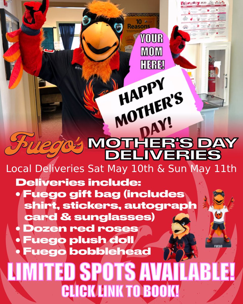 Your mom called. She wants me 😘 
Book below! ⬇️ 💕

mascot-link.com/products/2025-…