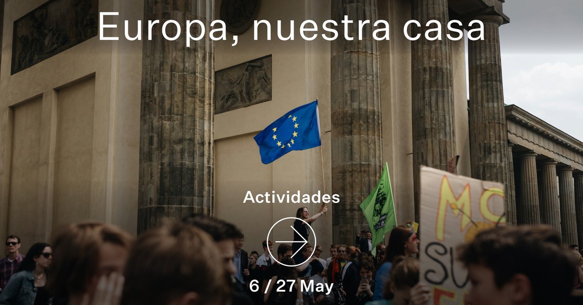 Círculo de Bellas Artes - Casa Europa (@cbamadrid) on Twitter photo Europa, nuestra casa 💙
Cuando las derivas autoritarias, identitarias y ultranacionalistas amenazan la unión y sus valores, como Casa Europa, reivindicamos una Europa democrática, diversa y abierta.
Conoce nuestro programa por el Día de Europa.
🔗 acortar.link/DFQ998 Europa, nuestra casa 💙
Cuando las derivas autoritarias, identitarias y ultranacionalistas amenazan la unión y sus valores, como Casa Europa, reivindicamos una Europa democrática, diversa y abierta.
Conoce nuestro programa por el Día de Europa.
🔗 acortar.link/DFQ998
