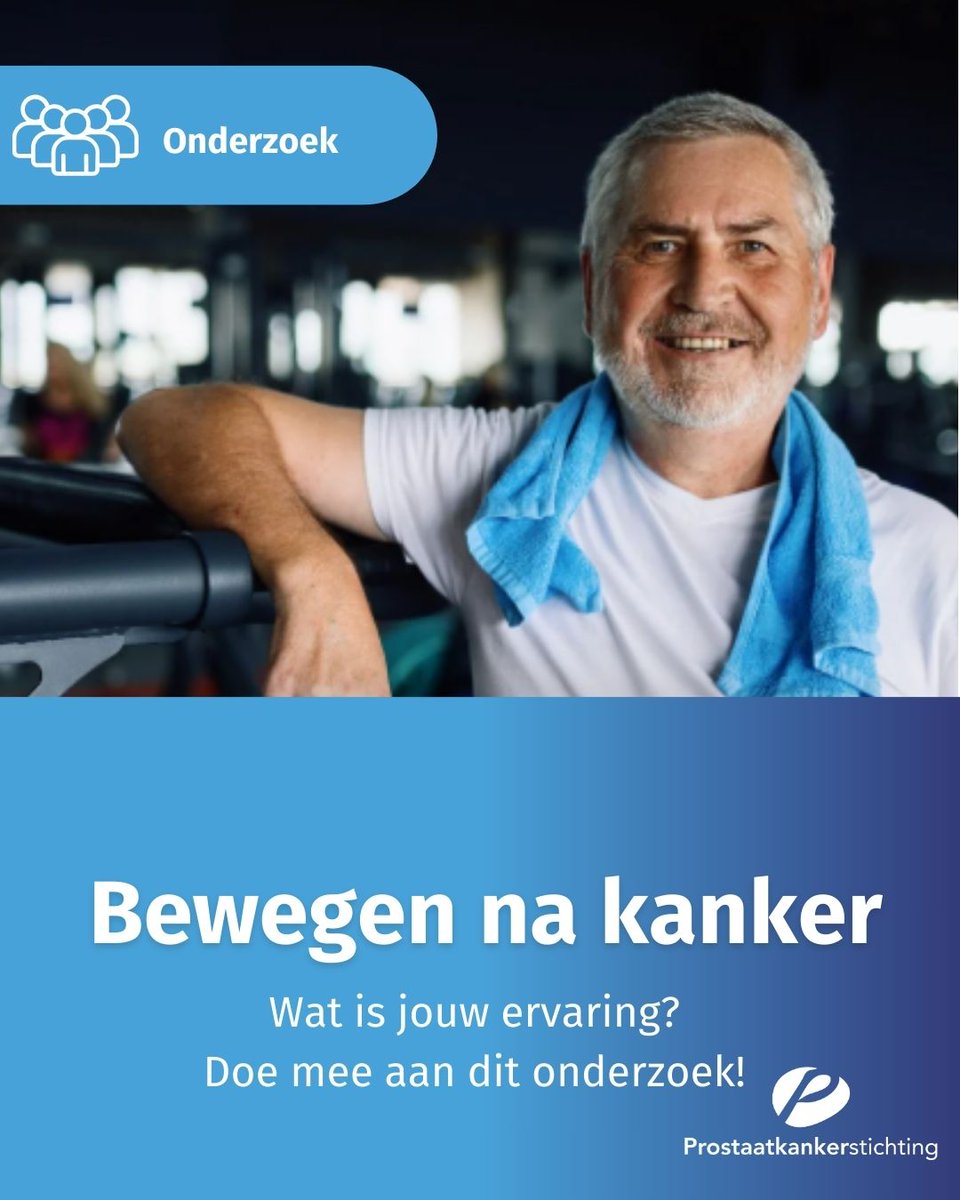 🚶‍♂️ Behandeld voor prostaat- of darmkanker? UGent zoekt deelnemers voor onderzoek naar bewegen na kanker. Jouw ervaring helpt bij het ontwikkelen van een gepersonaliseerde app. Doe mee! buff.ly/TrXq8JJ