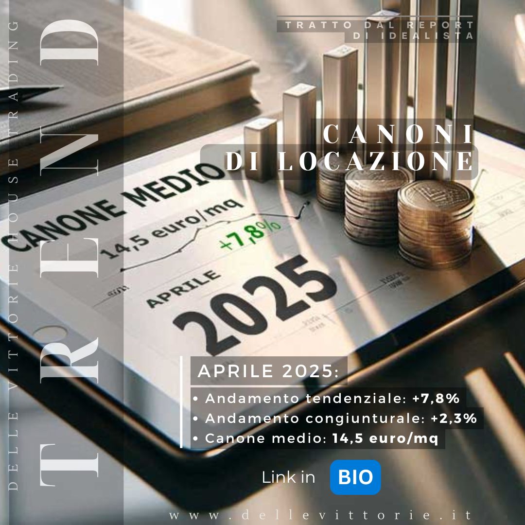 RobertoDVHT's tweet image. #AFFITTO | 𝗔𝘂𝗺𝗲𝗻𝘁𝗼 𝘁𝗲𝗻𝗱𝗲𝗻𝘇𝗶𝗮𝗹𝗲 𝗱𝗲𝗹 #canonedilocazione 𝗺𝗲𝗱𝗶𝗼 (+𝟳,𝟴%), 𝗰𝗼𝗻 𝗿𝗲𝗰𝗼𝗿𝗱 𝗱𝗲𝗹 𝘃𝗮𝗹𝗼𝗿𝗲 𝗮𝗱 #aprile2025, secondo #Idealista: m.dellevittorie.it/locazione-anda…

#immobiliare #realestate #Roma #Milano #Firenze #Venezia #DelleVittorieHT