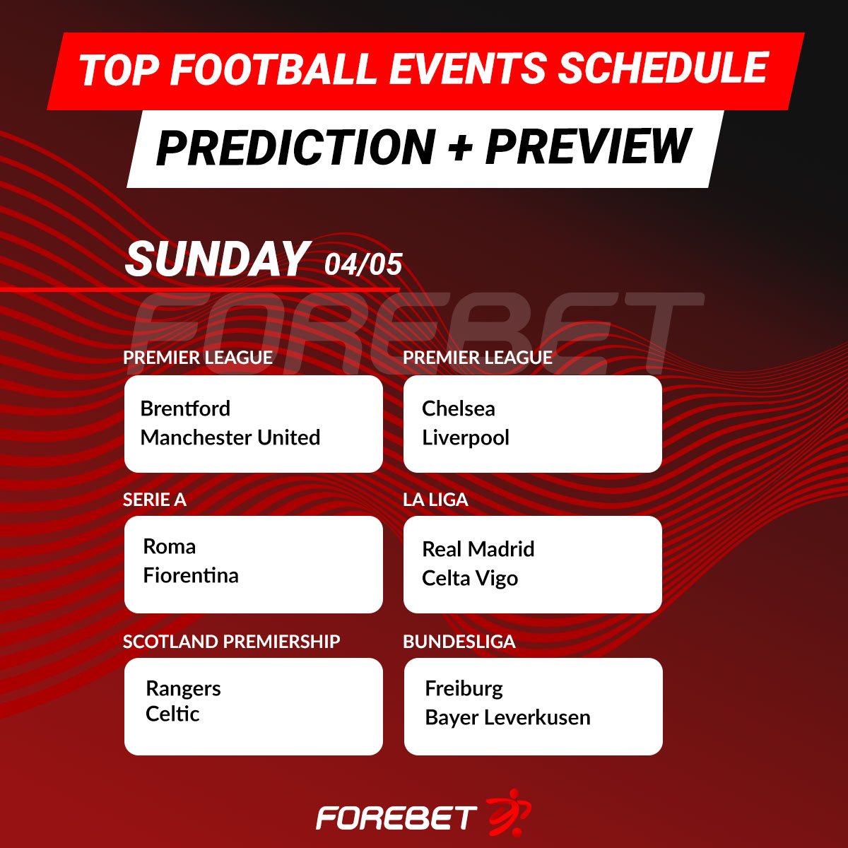 Forebet's tweet photo. Are you excited for the weekend? 🤩
#forebet #topevents https://t.co/mHQMRd788V