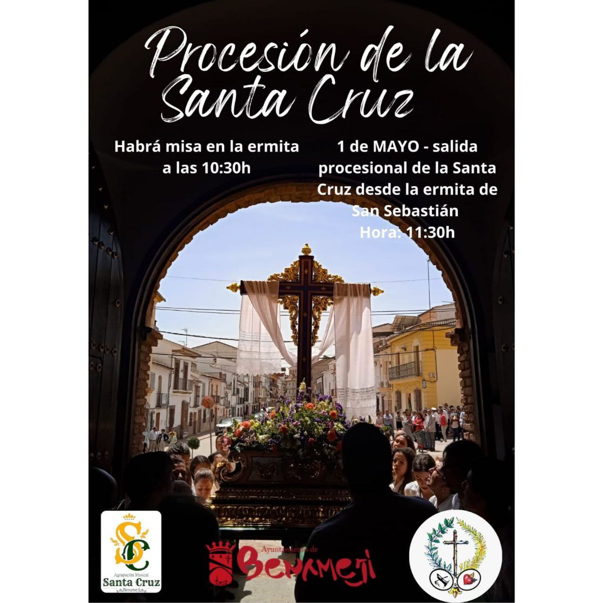 🟢 𝗦𝗔𝗡𝗧𝗔 𝗖𝗥𝗨𝗭 🟢

En el día de mañana estaremos acompañando a nuestra Sagrada Titular, la Santa Cruz, por las calles de nuestra Villa.

📍 Ermita de Santa Sebastián 

🗓️ 1 de mayo

🕘 11:30h

#AMSC✝

#SuenaSantaCruz🎶🎶

#XVIIAñoSoñando🎺🎼