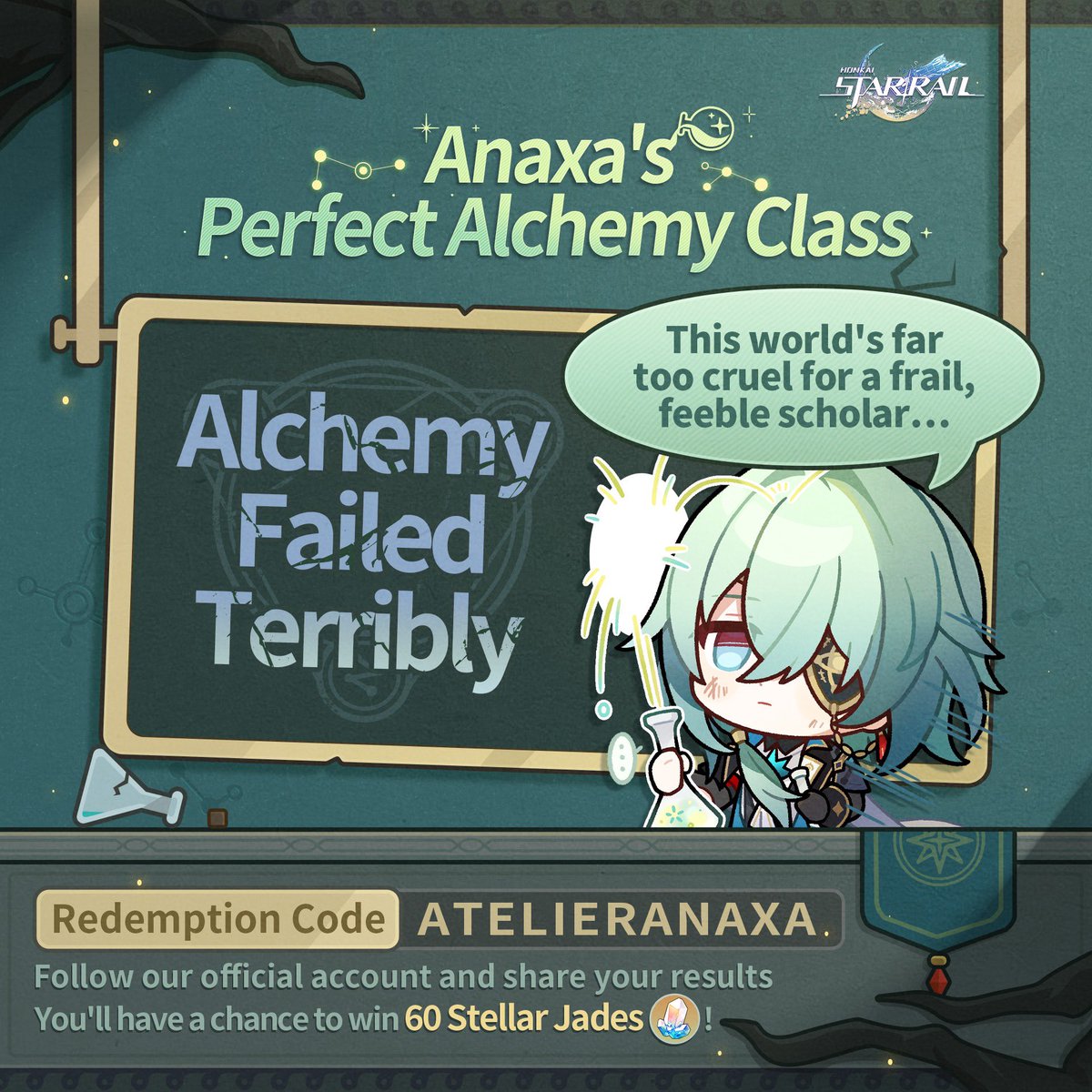 MythusStar's tweet photo. All Responses to the #AlchemyWithAnaxa Event!
#HonkaiStarRail #HSR #StarRail #崩壊スターレイル #Anaxa #anaxagoras https://t.co/7dtqNp5D5Z