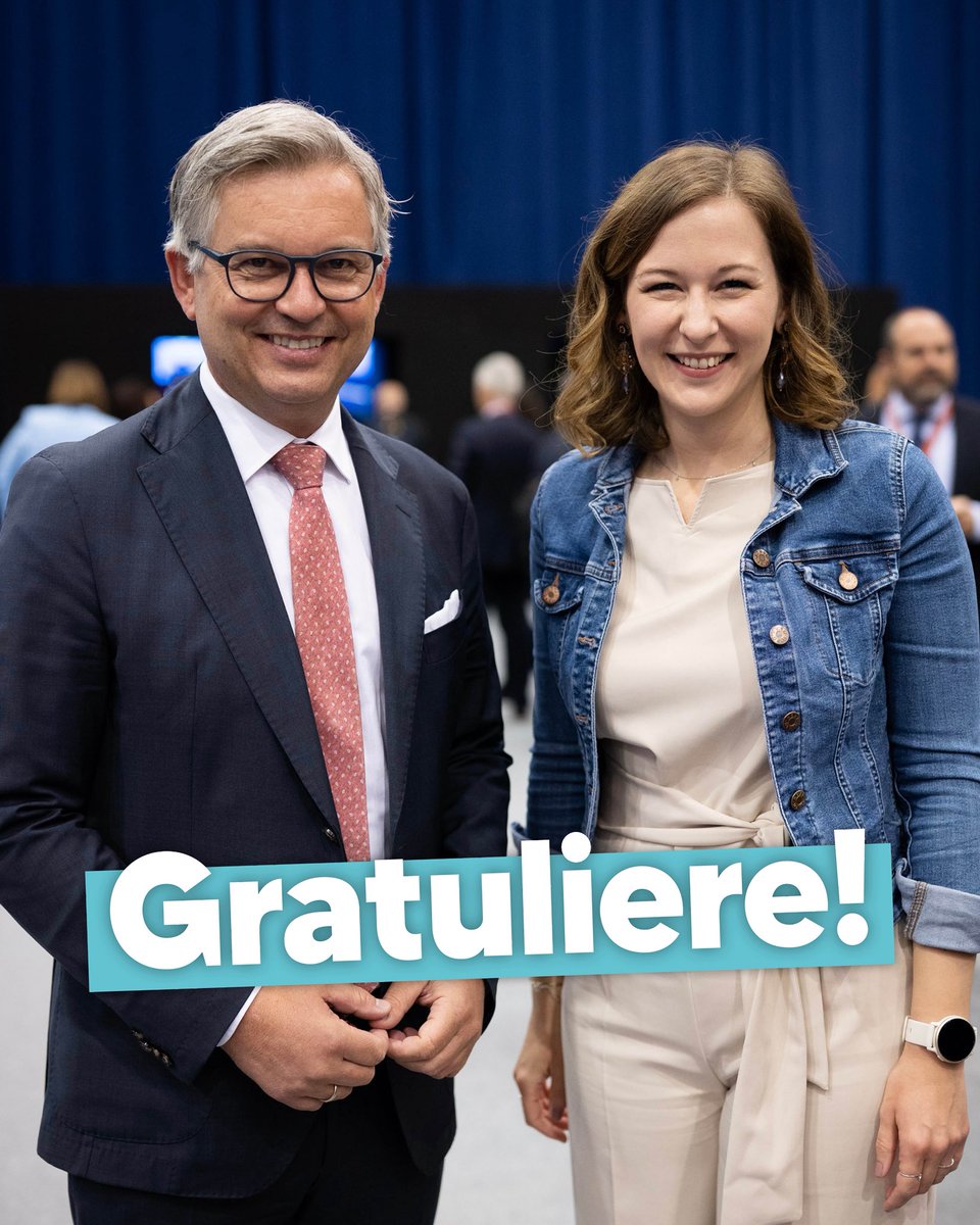 Claudia Plakolm (@claudiaplakolm) on Twitter photo Herzlichen Glückwunsch zur Wahl als Vizepräsident der @epp, lieber <a href="/magnusbrunner/">Magnus Brunner</a>! 🥳 Es freut mich irrsinnig, dass wir mit dir nicht nur eine starke österreichische Stimme in der Europäischen Kommission, sondern nun auch in der Europäischen Volkspartei haben! 🙌🏼 Herzlichen Glückwunsch zur Wahl als Vizepräsident der @epp, lieber <a href="/magnusbrunner/">Magnus Brunner</a>! 🥳 Es freut mich irrsinnig, dass wir mit dir nicht nur eine starke österreichische Stimme in der Europäischen Kommission, sondern nun auch in der Europäischen Volkspartei haben! 🙌🏼