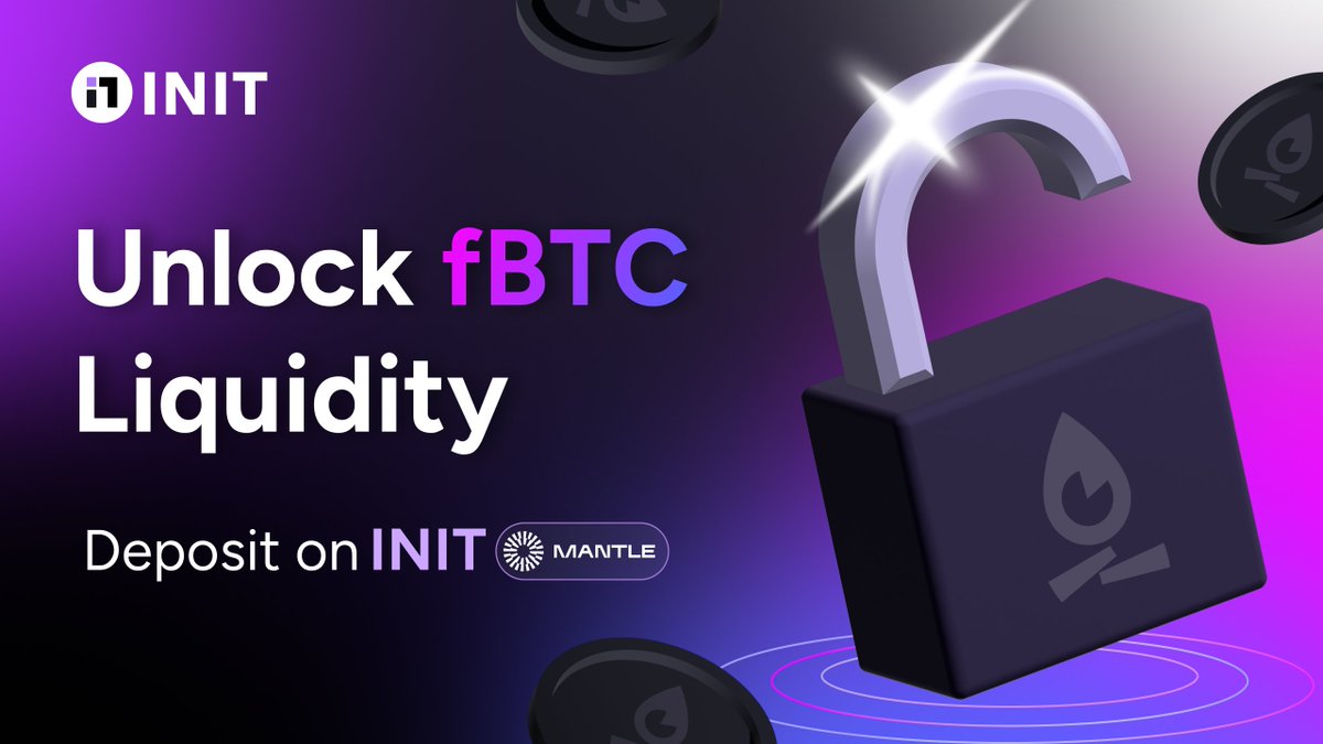 INIT Capital (@initcapital_) on Twitter photo Optimize your BTC strategy with <a href="/FunctionBTC/">Function | FBTC</a> while maintaining long-term positions.
INIT unlocks value from your fBTC without selling, enabling you to deposit and borrow against your assets efficiently.
Start accessing your liquidity on INIT today. Optimize your BTC strategy with <a href="/FunctionBTC/">Function | FBTC</a> while maintaining long-term positions.
INIT unlocks value from your fBTC without selling, enabling you to deposit and borrow against your assets efficiently.
Start accessing your liquidity on INIT today.