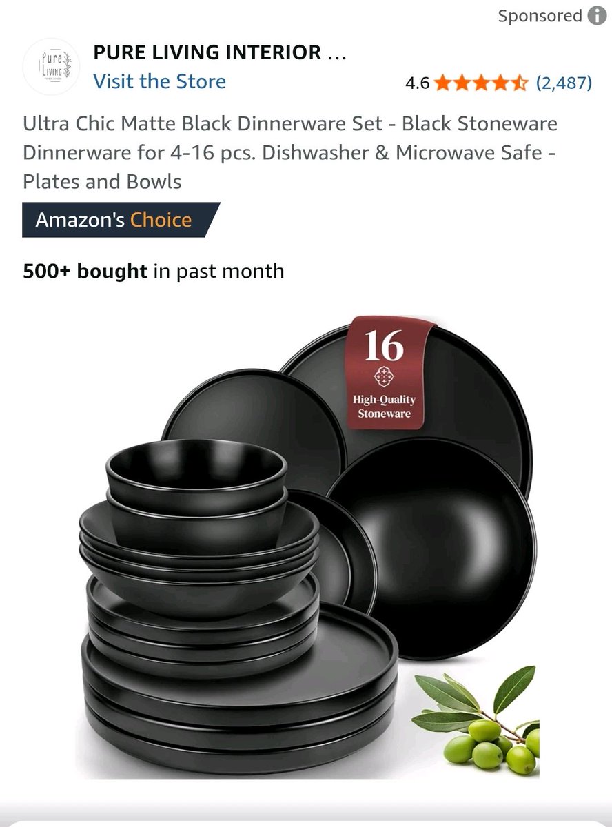 jordan_mais's tweet image. Elevate your dining experience with this sleek matte black dinnerware set! Dishwasher &amp;amp; microwave safe, it's a perfect blend of style and convenience. 🍽️🔗 Check it out: amzn.to/42ByhME #HomeEssentials #Dinnerware